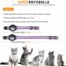 Reflective GPS Cat Neck Band with Apple Airtag Holder | Adjustable Safety Tracker for Cats & Small Dogs - Purple - Buy Online on GoSupps.com
