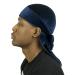 Roman-T Premium Velvet Durag for Men and Women  for  360 Waves  Curls  Dreadlocks  and Locks  Long & Wide Tails  Ultra Soft and Comfortable du rag for Custom Hair Styling - Navy
