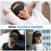NOWWISH 3D Sleep Mask - Light Blocking Blindfold for Sleeping & Travel - Black - Buy Online on GoSupps.com