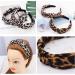 4-Pack Leopard Hair Bands & Headbands for Women - Stylish Wide Leopard Pattern Hair Accessories - Buy Online on GoSupps.com