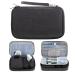 KGMCARE Diabetic Supplies Travel Case with 2 Detachable Pouches Double Layer Diabetic Supplies Storage Bag for Insulin Pens Blood Glucose Meter-Bag Only(Dark Gray)