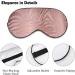 Shop Rose Gold Zebra Skin Sleep Mask | Adjustable Eye Shades for Women | Comfortable & Stylish Sleeping Cover - Buy Online on GoSupps.com