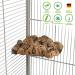 HappyBird Cork Corner Seat L for Parakeets & Parrots | Natural Cork & Stainless Steel | 15x15cm International Shipping - Buy Online on GoSupps.com