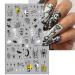Halloween Nail Art Stickers - 3D Spider-Web & Bat Designs Pumpkin & Horror Mask Decals - 5 Sheets for DIY Nail Decoration - Buy Online on GoSupps.com