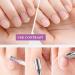 Cuticle Cutter Double End Nail Cuticle Pusher and Professional Nippers Stainless Steel Cuticle Trimmer Set Durable Cuticle Scissors Pusher Remover Tool for Travel or Business Trips - Buy Online on GoSupps.com