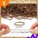 Teenitor 300pcs Elastic Hair Bands - Light Brown Rubber Ties for Kids & Teens | Best Small Hair Accessories - Buy Online on GoSupps.com