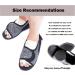 Open Toe Diabetic Shoes for Swollen Feet | Adjustable Extra Wide Walking Sandals Soft & Comfortable for Indoor/Outdoor Use - Buy Online on GoSupps.com