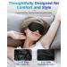 Silk Cordless Heated Eye Mask - Washable Electric Eye Compress for Dry Eye Relief Eye Fatigue & Sinus Support - Perfect Gift for Men & Women - Buy Online on GoSupps.com