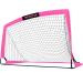 WEKEFON Soccer Goal 5' x 3.1' Portable Soccer Net with Carry Bag for Backyard Games and Training for Kids and Youth Soccer Practice, 1 Pack Pink