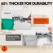 Buy VGO 3 Pairs Reusable Long Arm Kitchen Gloves | Multifunctional Household Cleaning & Dishwashing | Green | HH4601 - Shop Now! - Buy Online on GoSupps.com