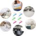 Reusable Lint Rollers 6PCS Travel Mini Lint Roller Washable Foldable Fluff Remover Sticky Brush for Clothes Portable Pet Hair Remover Roller with Cover for Carpet Sofa - Buy Online on GoSupps.com
