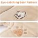 JiAmy Baby Snowsuit Hooded Romper | Boys Girls Winter Jumpsuit | Bear Cartoon Pajamas | Khaki 12-18 Months - Buy Online on GoSupps.com