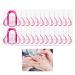 Nail forms for gel builder 100PCS Gel nail forms Paper Molds Rose nail extension forms Stickers Large Adhesive paper nail forms Molds nail form Paper Molds for Gel Nail Extensions