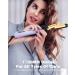 Professional 1 Inch Rotating Curling Iron - Titanium Auto Hair Curler with Long Barrel, 5 Temps, 1H Auto Off - Dual Voltage & Anti-Scald Purple - Buy Online on GoSupps.com
