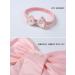 LZH Baby Girls Lace Dress 0-24 Months & 5-6 Years | Bowknot Flower Wedding Pageant Baptism Christening Tutu Gown in Baby Pink - Buy Online on GoSupps.com