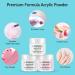 Lavender Violets Acrylic Powder and Liquid Set - 12 Spring Candy Colours | Nail Extension Beginner Kit N660 - Buy Online on GoSupps.com