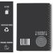 Workout Log Gym 6x8 - Fitness Training Diary for Goal Setting and Progress Tracking - Charcoal Gray - Buy Online on GoSupps.com