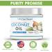 Pure Natural Extra Virgin Organic Unrefined Coconut Oil 16 oz - Nourishes Skin Hair & DIY Recipes | Ideal for Massage & Moisturizing - Buy Online on GoSupps.com