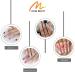 MISUD Extra Long Coffin Press on Nails - 24Pcs Glossy Stars Moon Acrylic False Nails for Women & Girls (StyleH08) - Buy Online on GoSupps.com