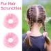 OIIKI Pink Fuzzy Hair Scrunchies - 14pcs Faux Rabbit Fur Bands for Girls and Women - Buy Online on GoSupps.com