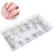 Nail art crystals nail rhinestones nail art rhinestones colorful exquisite nail DIY glass rhinestones decoration with box rhinestones bright and colorful looks exquisite - Buy Online on GoSupps.com