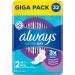 Always Ultra binding ladies size.2 Long (32 women's bandages with wings) giga pack thin and super absorbent odor -neutralizing and outlet protection 32 pieces (1 Pack) New