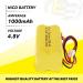 4.8V 1000mAh Exell Emergency Lighting Battery - Compatible with Emerlight E-conolight & More | International Shipping - Buy Online on GoSupps.com