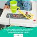 Busy Baby Bottle Bungee - Sippy Cup Strap | Keep Bottles & Cups Secure | Food-Grade Silicone | Dishwasher Safe - Pewter - Buy Online on GoSupps.com