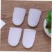 Healeved 2 Pair Big Toe Cushion Tubes - Silicone Toe Sleeves for Hammer Toes - Thumb & Finger Protectors - Size 2 White - Buy Online on GoSupps.com