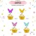 24pcs Butterfly Cupcake Toppers Butterfly Baby Shower Cupcake Toppers Colorful Glitter Butterfly Cake Decoration for Girl Garden Themed Birthday/Anniversary Party Supplies - Buy Online on GoSupps.com