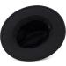 FADACHY Classic Fedora Hat - Wide Brim Felt Panama Dress Hat for Men & Women - Large - Black - Buy Online on GoSupps.com