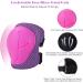 Kids Bike Helmet & Protective Gear Set for Ages 5-8 | Pink+Purple | Adjustable Knee Elbow Wrist Pads for Skateboard, Bike, Roller Skating, Cycling, Scooter - Buy Online on GoSupps.com