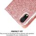 Buy Okzone iPhone XR Case - Luxury Glitter Bling Premium PU Leather Wallet Case in Rose Gold | Protective Folio Flip Cover for Apple iPhone XR - Buy Online on GoSupps.com