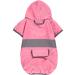 Spike and Stella Pink Raincoat for Dogs - Cute Patterned Lining | Size: Medium - Buy Online on GoSupps.com