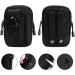 Flintronic Tactical Hip Pockets | Military Compact Belt Pocket Bag for Camping Hiking Cycling & Travel with Carabiners - Black - Buy Online on GoSupps.com