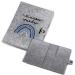 Cozy Racoon Mother Pass Cover - Handcrafted Felt Rainbow Blue | Made in Germany | Ideal Gift for Expecting Moms with Pockets for Insurance Card & Ultrasound Images - Buy Online on GoSupps.com