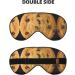 Silk Chocolate Cookie Print Sleep Eye Mask | Night Light Blocking Blindfold for Men & Women - Comfortable Sleep Solution - Buy Online on GoSupps.com