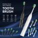 Rechargeable Sonic Electric Toothbrush 2 Pack with Travel Case - 40,000VPM Soft Toothbrushes for Adults and Kids - 5 Modes, Smart Time - Includes 12 Brush Heads - Black/White - Buy Online on GoSupps.com