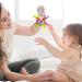 Bexdug Bite Toys | Kielzeug Rassel - Fun Toddler Rattles & Gripping Activities for 3+ Months - Perfect Gift for Boys & Girls - Round Pink C - Buy Online on GoSupps.com