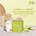 Hand over Heart Lemongrass Cleansing Bar Soap | Aromatherapy Herbal Soap with Organic Essential Oils | Nourishing Refreshing & Soothing Skin Care - Buy Online on GoSupps.com