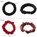 Satin Silk Hair Ties - Black Small Scrunchies for Women - No Slip Ponytail Holder for Thick Curly Hair - Cute Hair Accessories for Girls - Buy Online on GoSupps.com