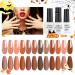 AIMEILI Soak Off UV LED Nude Brown Gel Nail Polish - 12pcs Neutral Color Gel Kit for Halloween Nail Art & Gifts for Women | Mother s Day Gift Set - Buy Online on GoSupps.com