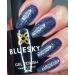 BLUESKY Gel Polish Dazzling Range New Luxurious Glitters Christmas 2021 Uv Led Nail Soak Off (Requires Drying Under Uv Led Lamp) (Bdp09 Style Headlines)