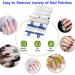 Gel Polish Remover Wipes 200PCS - Nail Cleaner Pads for Acrylic & Gel Nails | Nail Soak Off Wraps for Salon & Home Use - Buy Online on GoSupps.com