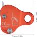 Alomejor Aluminum Alloy Climbing Rope Gripper - Self-Protecting Via Ferrata Clamp for 8-13mm Ropes - Outdoor Climbing Gear - Orange - Buy Online on GoSupps.com