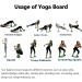 EMAIS Balance Board with Resistance Bands for Adults - Core Workout Yoga Board for Dancers & Athletes - Green - Buy Online on GoSupps.com