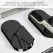 Portable Silicone Heat Resistant Mat & Pouch for Hair Styling Tools - Curling Iron & Straightener Cushion (Black) - International Shipping - Buy Online on GoSupps.com
