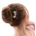 Japanese Traditional Style Floral Hair Comb Pins for Women - Black | YOY Fashion - Buy Online on GoSupps.com