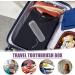 Travel Toothbrush Holder Etui - Portable Toothbrush Container for Camping Business Trips & School - Gray - Buy Online on GoSupps.com