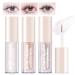 HOSAILY 3Pcs Liquid Glitter Eyeshadow Eyeliner Korean Makeup Sparkling Metallic Shimmer Long Lasting Liquid Glitter Eye Shadow Eyeliner Eyelid Tear Drop Loose Glitter Glue for Eye Crystals Makeup 0.33 Ounce (Pack of 3)